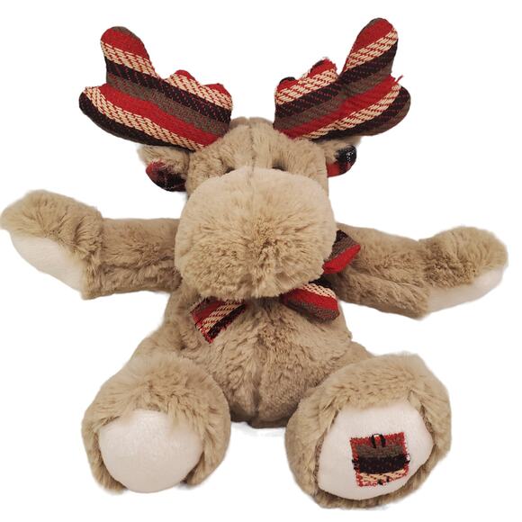 Pier 1 Imports Patches the Moose Plush Stuffed Collectible Christmas Moose Toys - Picture 9 of 9